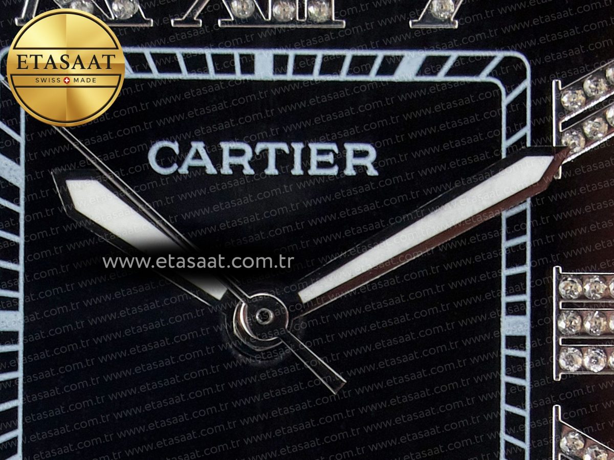 Santos De 40mm TWF 1:1 Best Edition Black Diamond Dial SS/YG Dia/Rmn A2824 - Görsel 10