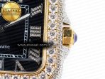 Santos De 40mm TWF 1:1 Best Edition Black Diamond Dial SS/YG Dia/Rmn A2824 - Görsel 11