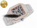 Santos De 40mm TWF 1:1 Best Edition Diamond Dial SS/RG Dia/Rmn A2824 - Görsel 8