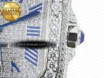 Santos De 40mm TWF 1:1 Best Edition Diamond Dial SS/SS Dia/Rmn A2824 - Görsel 11