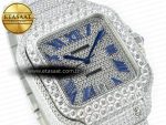 Santos De 40mm TWF 1:1 Best Edition Diamond Dial SS/SS Dia/Rmn A2824 - Görsel 5