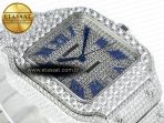 Santos De 40mm TWF 1:1 Best Edition Diamond Dial SS/SS Dia/Rmn A2824 - Görsel 7