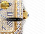 Santos De 40mm TWF 1:1 Best Edition Diamond Dial SS/YG Dia/Rmn A2824 - Görsel 10