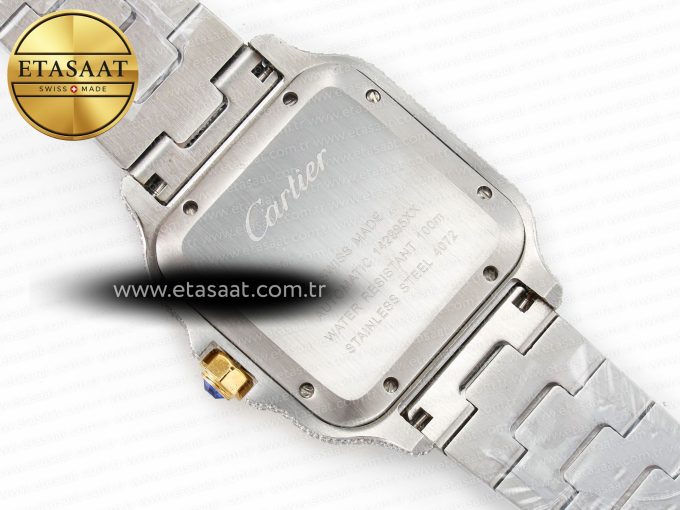 Santos De 40mm TWF 1:1 Best Edition Diamond Dial SS/YG Dia/Rmn A2824 - Görsel 16