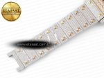 Santos De 40mm TWF 1:1 Best Edition Diamond Dial SS/YG Dia/Rmn A2824 - Görsel 25
