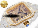Santos De 40mm TWF 1:1 Best Edition Diamond Dial SS/YG Dia/Rmn A2824 - Görsel 6