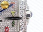 Santos De 40mm TWF 1:1 Best Edition Rainbow Diamond Dial SS/SS A2824 - Görsel 9