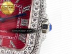 Santos De 40mm TWF 1:1 Best Edition Red Dial SS/SS Dia/Rmn A2824 - Görsel 11