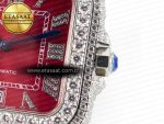 Santos De 40mm TWF 1:1 Best Edition Red Dial SS/SS Dia/Rmn A2824 - Görsel 11