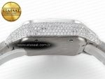 Santos De 40mm TWF 1:1 Best Edition Red Dial SS/SS Dia/Rmn A2824 - Görsel 13