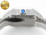 Santos De 40mm TWF 1:1 Best Edition Red Dial SS/SS Dia/Rmn A2824 - Görsel 14