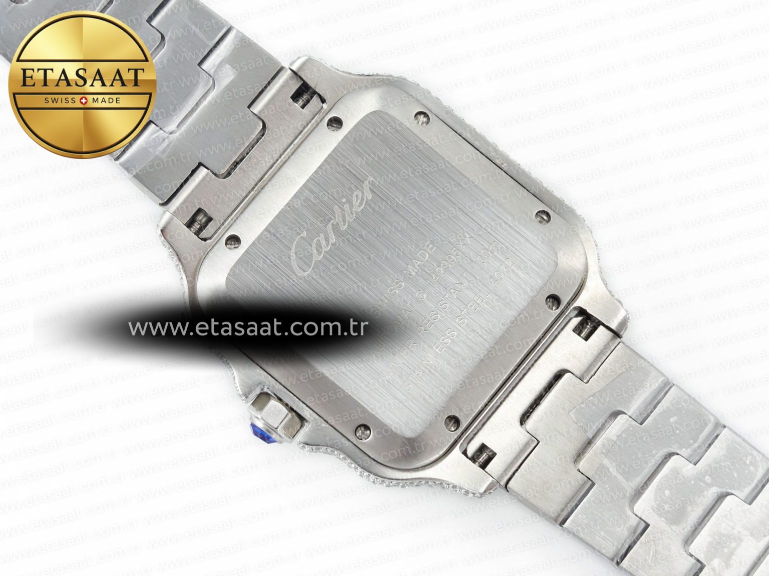 Santos De 40mm TWF 1:1 Best Edition Red Dial SS/SS Dia/Rmn A2824 - Görsel 16