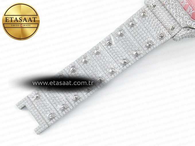 Santos De 40mm TWF 1:1 Best Edition Red Dial SS/SS Dia/Rmn A2824 - Görsel 25