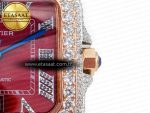 Santos De 40mm TWF 1:1 Best Edition Red Diamond Dial SS/RG Dia/Rmn A2824 - Görsel 11