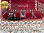 Santos De 40mm TWF 1:1 Best Edition Red Diamond Dial SS/RG Dia/Rmn A2824 - Görsel 12