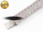 Santos De 40mm TWF 1:1 Best Edition Red Diamond Dial SS/RG Dia/Rmn A2824 - Görsel 27