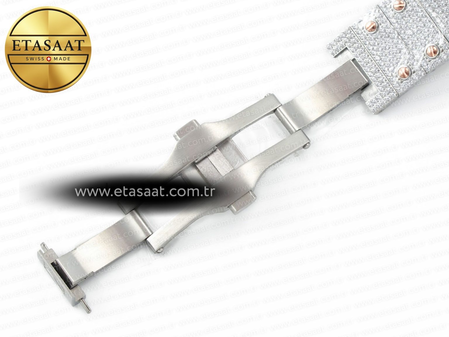 Santos De 40mm TWF 1:1 Best Edition Red Diamond Dial SS/RG Dia/Rmn A2824 - Görsel 28