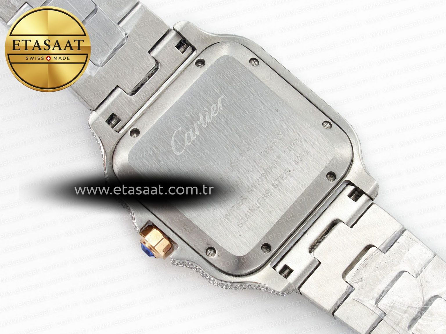Santos De 40mm TWF 1:1 Best Edition RG Diamond Dial SS/RG A2824 - Görsel 16
