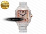 Santos De 40mm TWF 1:1 Best Edition RG Diamond Dial SS/RG A2824 - Görsel 3