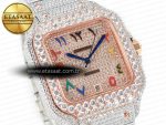 Santos De 40mm TWF 1:1 Best Edition RG Diamond Dial SS/RG A2824 - Görsel 5