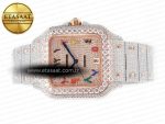 Santos De 40mm TWF 1:1 Best Edition RG Diamond Dial SS/RG A2824 - Görsel 9