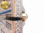 Santos De 40mm TWF 1:1 Best Edition RG Diamond Dial SS/RG Dia/Rmn A2824 - Görsel 11