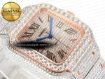 Santos De 40mm TWF 1:1 Best Edition RG Diamond Dial SS/RG Dia/Rmn A2824 - Görsel 7
