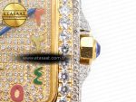 Santos De 40mm TWF 1:1 Best Edition RG Diamond Dial SS/YG A2824 - Görsel 11