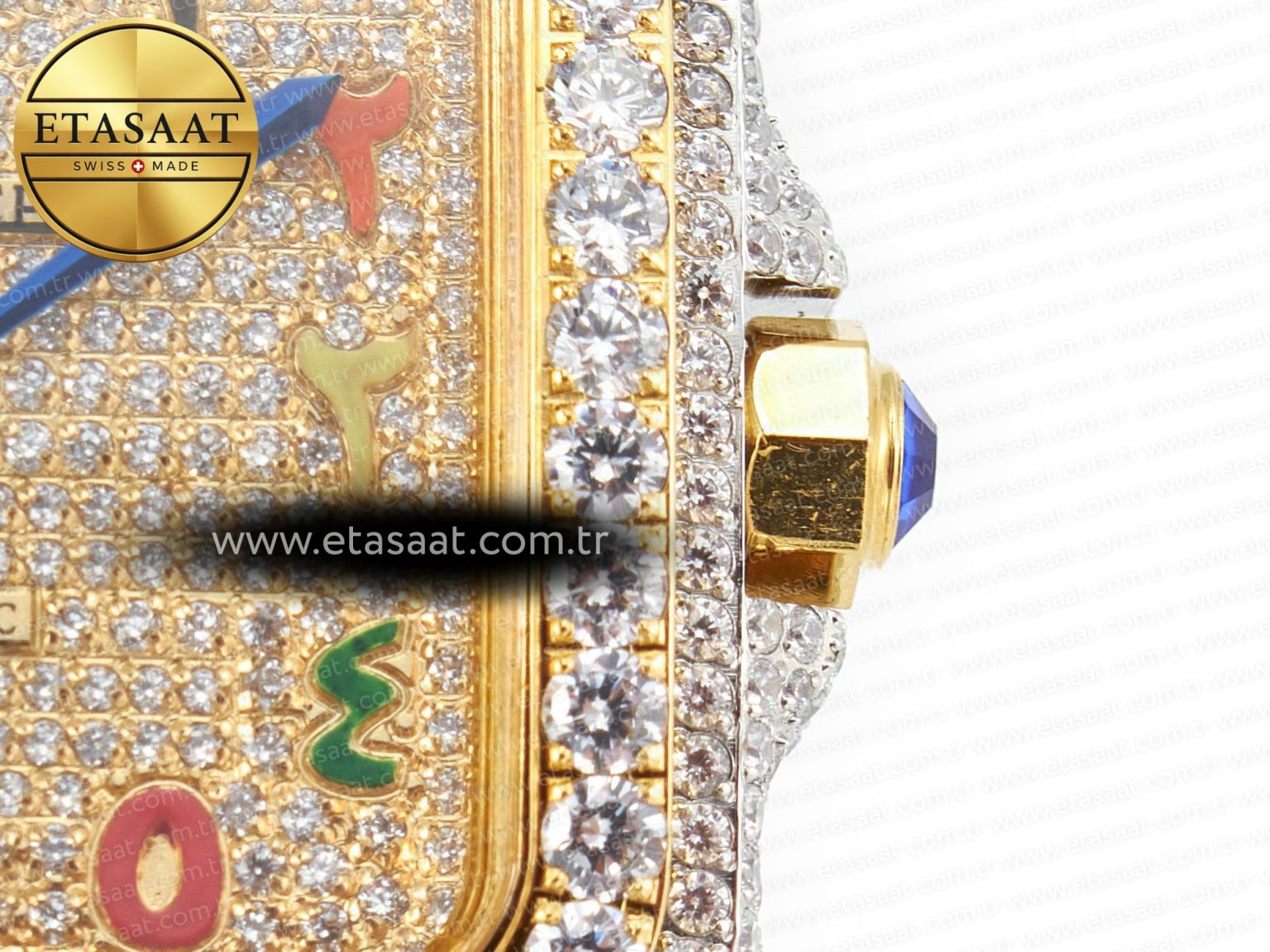 Santos De 40mm TWF 1:1 Best Edition RG Diamond Dial SS/YG A2824 - Görsel 11