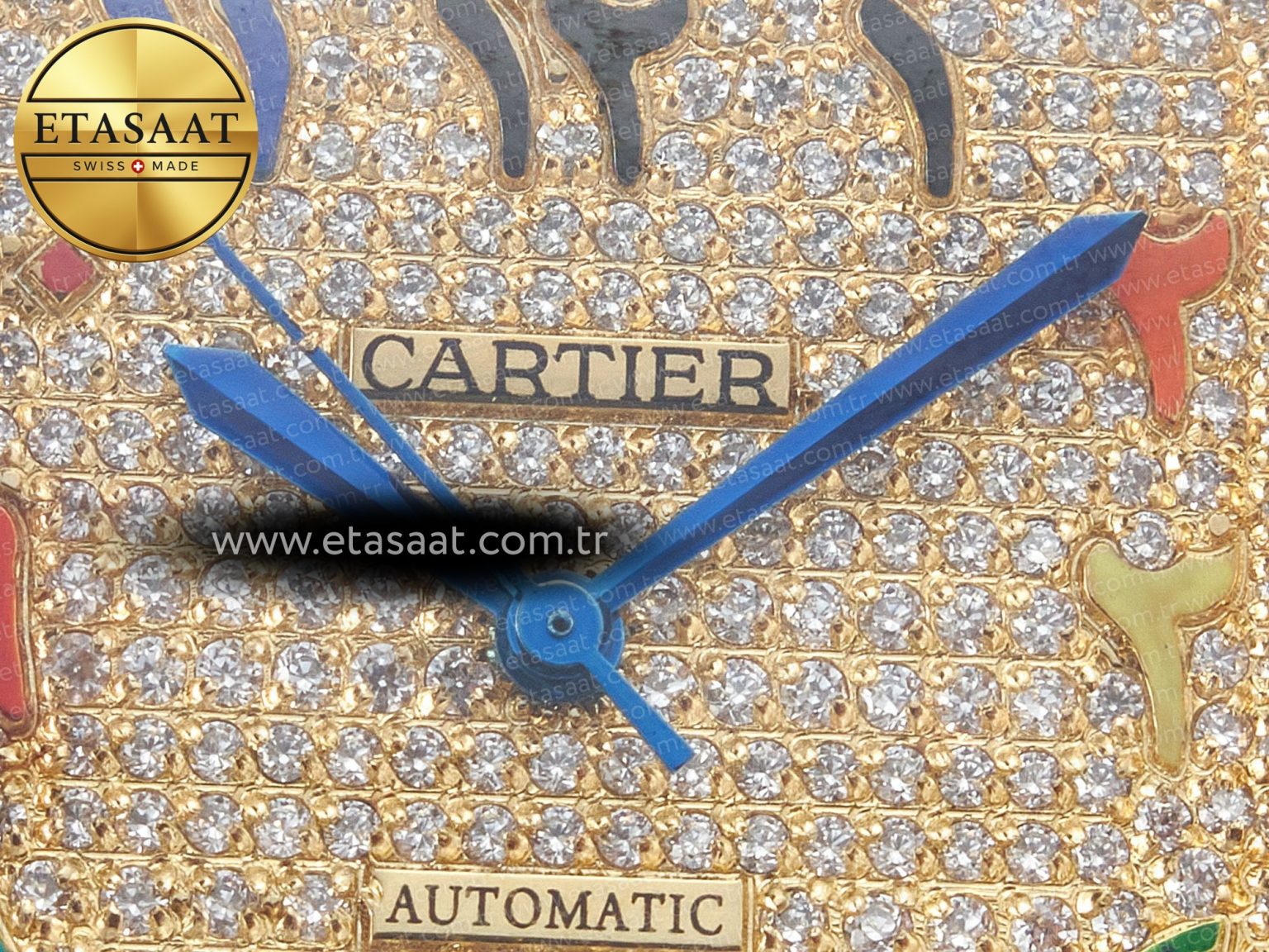 Santos De 40mm TWF 1:1 Best Edition RG Diamond Dial SS/YG A2824 - Görsel 12