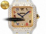 Santos De 40mm TWF 1:1 Best Edition RG Diamond Dial SS/YG A2824 - Görsel 4