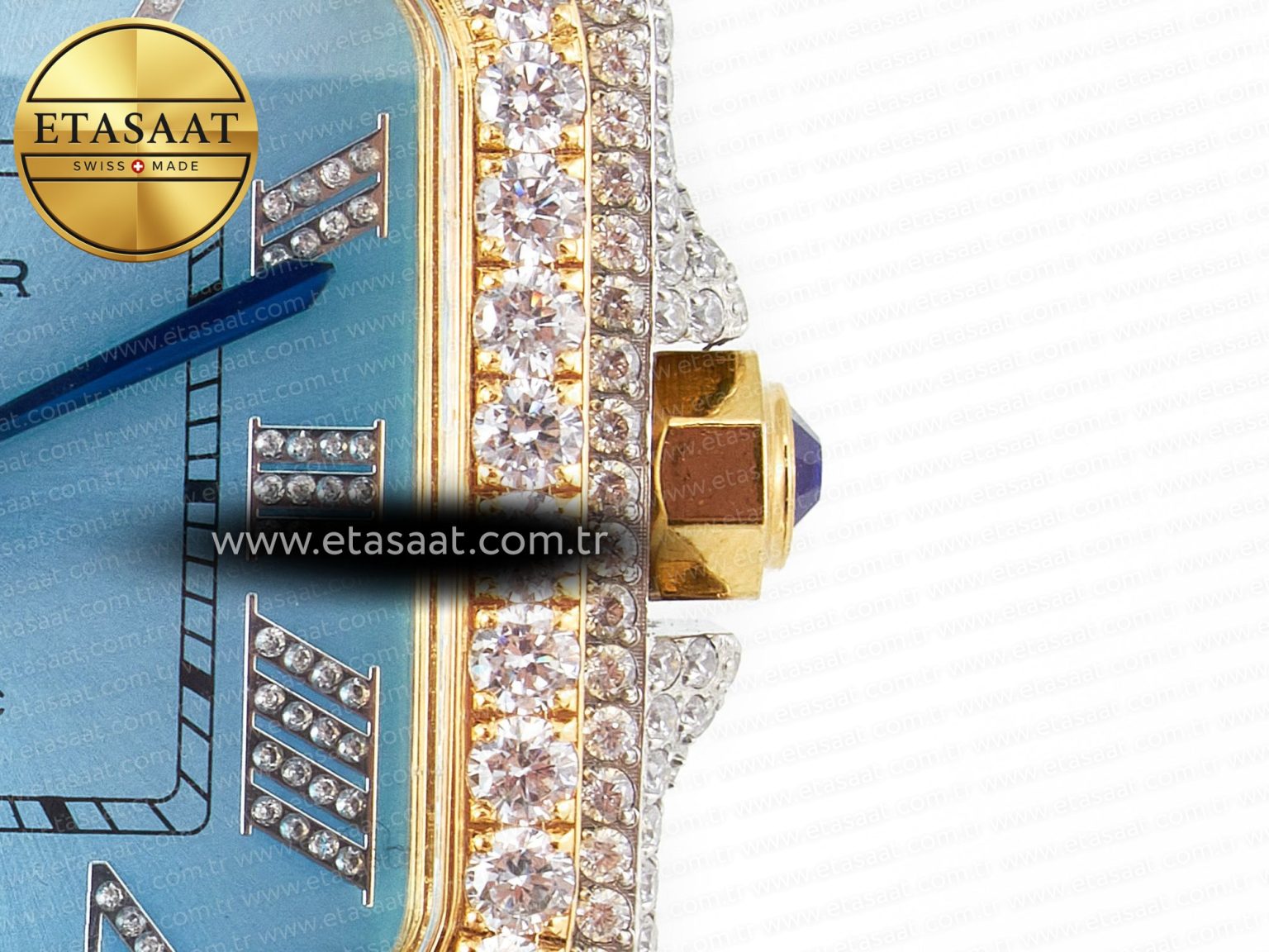 Santos De 40mm TWF 1:1 Best Edition RG Diamond Dial SS/YG Dia/Rmn A2824 - Görsel 11