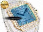 Santos De 40mm TWF 1:1 Best Edition RG Diamond Dial SS/YG Dia/Rmn A2824 - Görsel 5