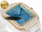 Santos De 40mm TWF 1:1 Best Edition RG Diamond Dial SS/YG Dia/Rmn A2824 - Görsel 7