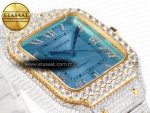 Santos De 40mm TWF 1:1 Best Edition RG Diamond Dial SS/YG Dia/Rmn A2824 - Görsel 7