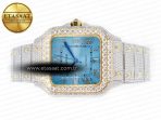 Santos De 40mm TWF 1:1 Best Edition RG Diamond Dial SS/YG Dia/Rmn A2824 - Görsel 9