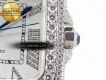 Santos De 40mm TWF 1:1 Best Edition White Dial SS/SS Dia/Rmn A2824 - Görsel 11