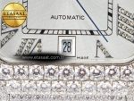 Santos De 40mm TWF 1:1 Best Edition White Dial SS/SS Dia/Rmn A2824 - Görsel 15