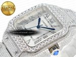 Santos De 40mm TWF 1:1 Best Edition White Dial SS/SS Dia/Rmn A2824 - Görsel 6