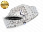 Santos De 40mm TWF 1:1 Best Edition White Dial SS/SS Dia/Rmn A2824 - Görsel 8