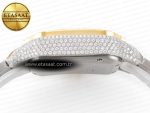 Santos De 40mm TWF 1:1 Best Edition White Diamond Dial SS/YG Dia/Rmn A2824 - Görsel 10
