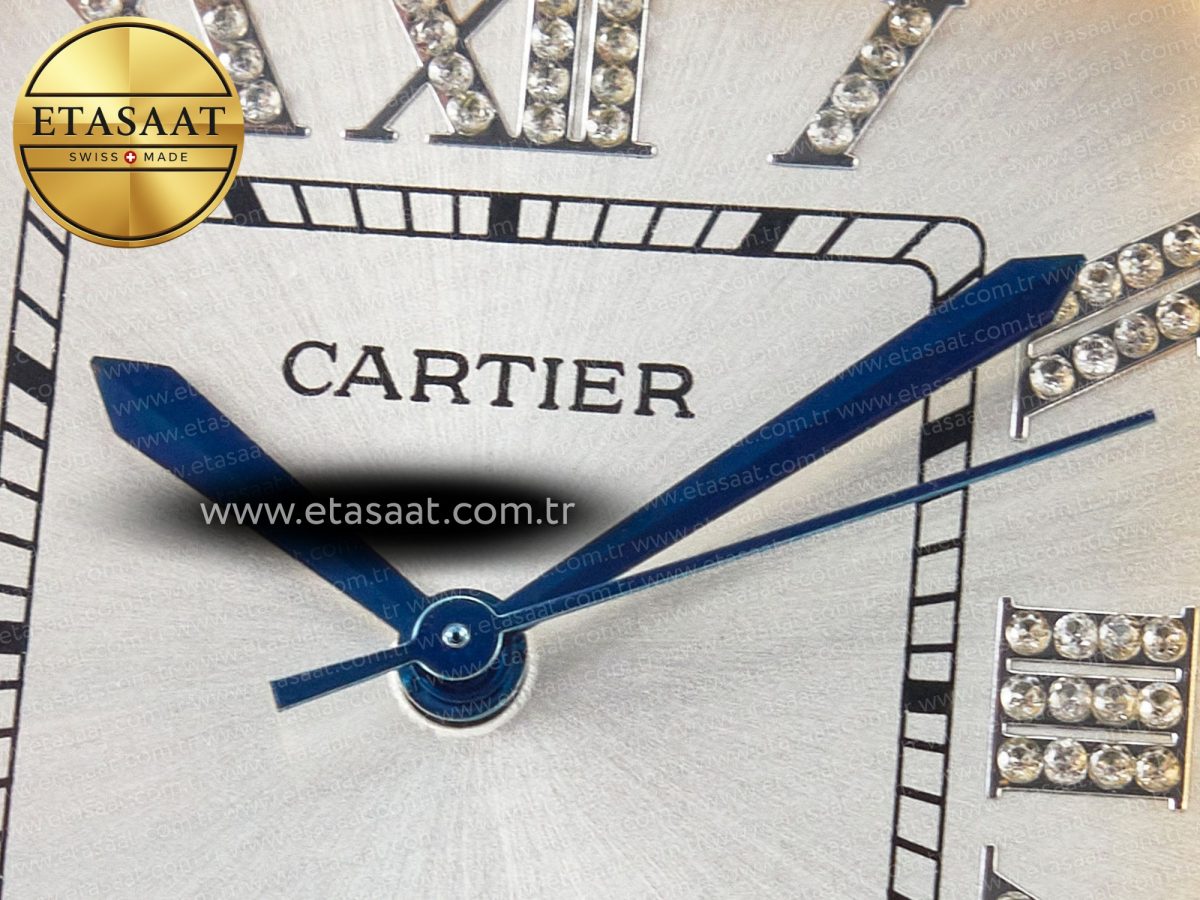 Santos De 40mm TWF 1:1 Best Edition White Diamond Dial SS/YG Dia/Rmn A2824 - Görsel 13