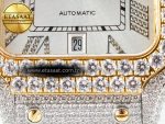 Santos De 40mm TWF 1:1 Best Edition White Diamond Dial SS/YG Dia/Rmn A2824 - Görsel 15