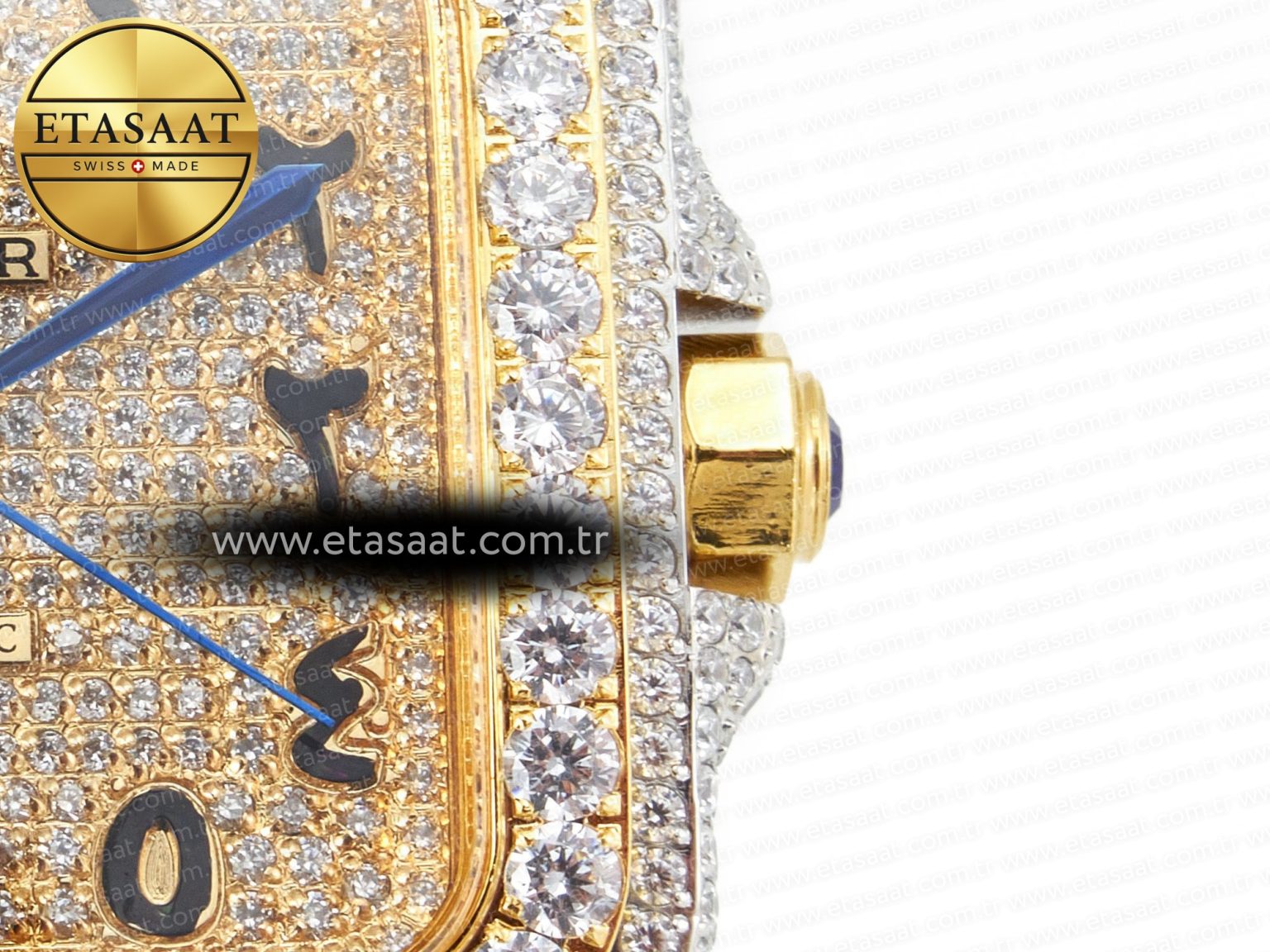 Santos De 40mm TWF 1:1 Best Edition YG Diamond Dial SS/YG A2824 - Görsel 10