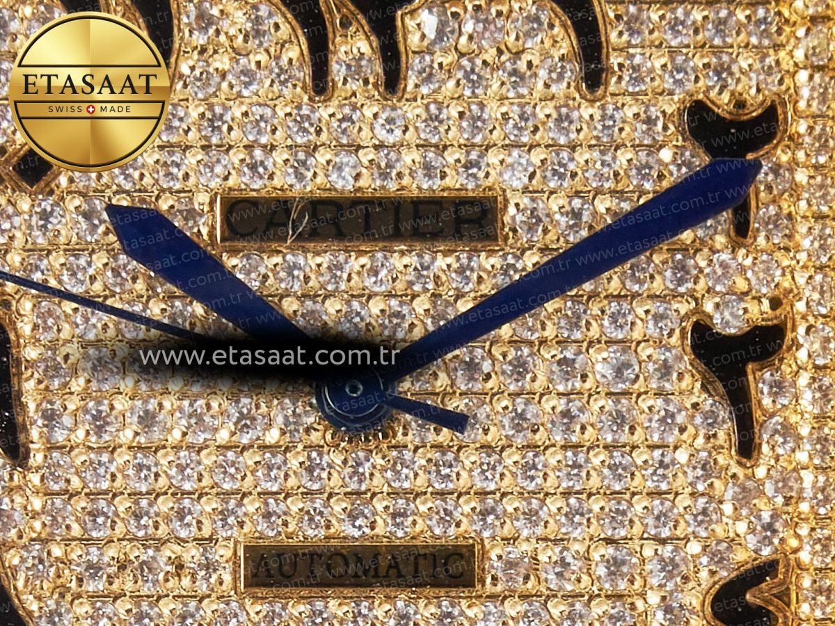 Santos De 40mm TWF 1:1 Best Edition YG Diamond Dial SS/YG A2824 - Görsel 11