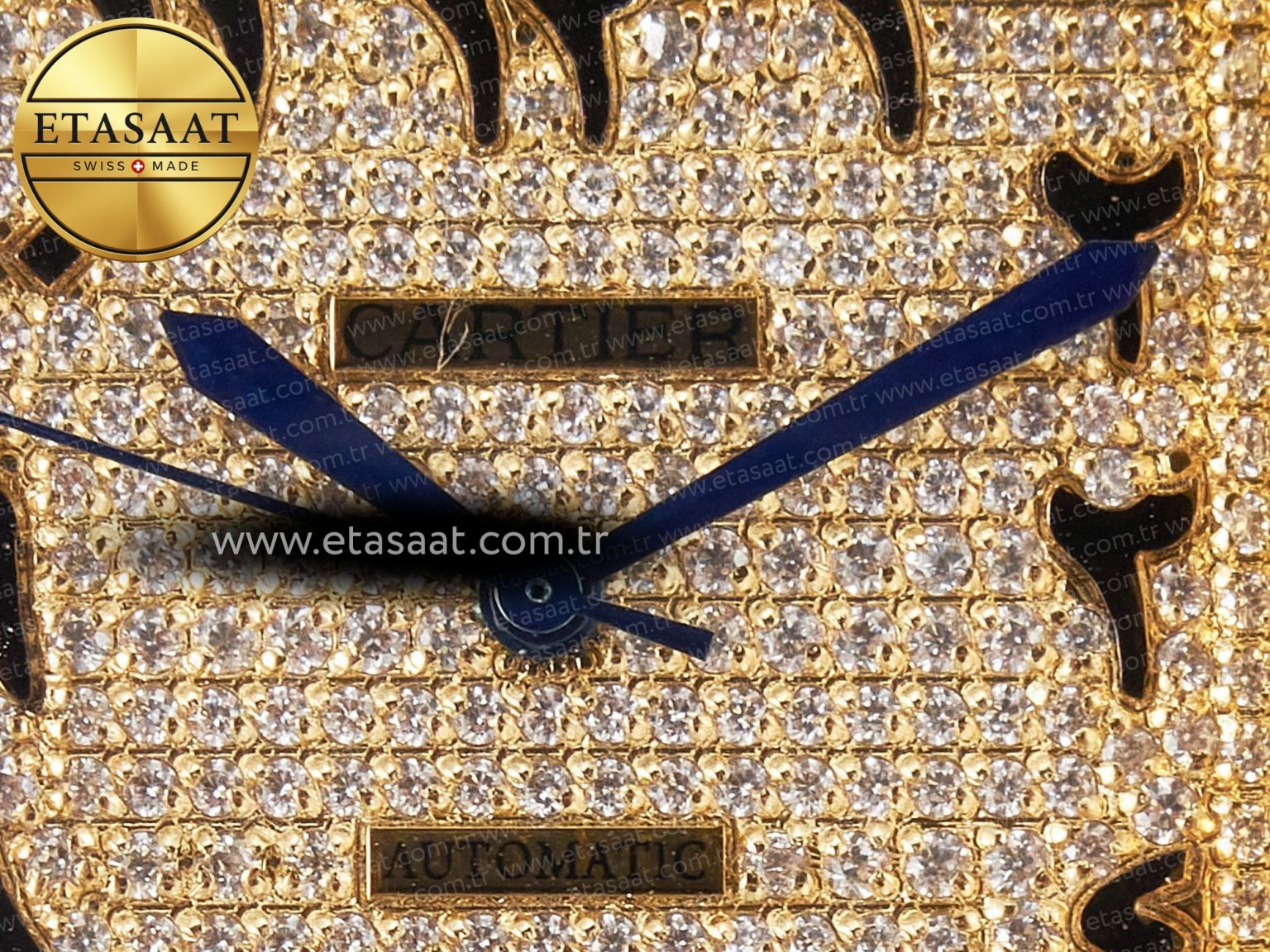 Santos De 40mm TWF 1:1 Best Edition YG Diamond Dial SS/YG A2824 - Görsel 11