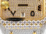 Santos De 40mm TWF 1:1 Best Edition YG Diamond Dial SS/YG A2824 - Görsel 12