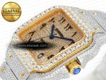 Santos De 40mm TWF 1:1 Best Edition YG Diamond Dial SS/YG A2824 - Görsel 7