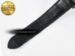 Santos de Cartier 40mm 2018 BVF 1:1 Best Edition Black Dial on Black Leathr Strap MIYOTA 9015 - Görsel 16