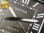Santos de Cartier 40mm 2018 BVF 1:1 Best Edition Gray Bezel Gray Dial on SS SmartLinks Bracelet MIYOTA 9015 - Görsel 10